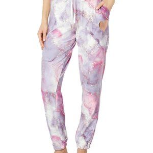NWT PJ SALVAGE MARBLE MAYHEM JOGGER PANTS, LARGE